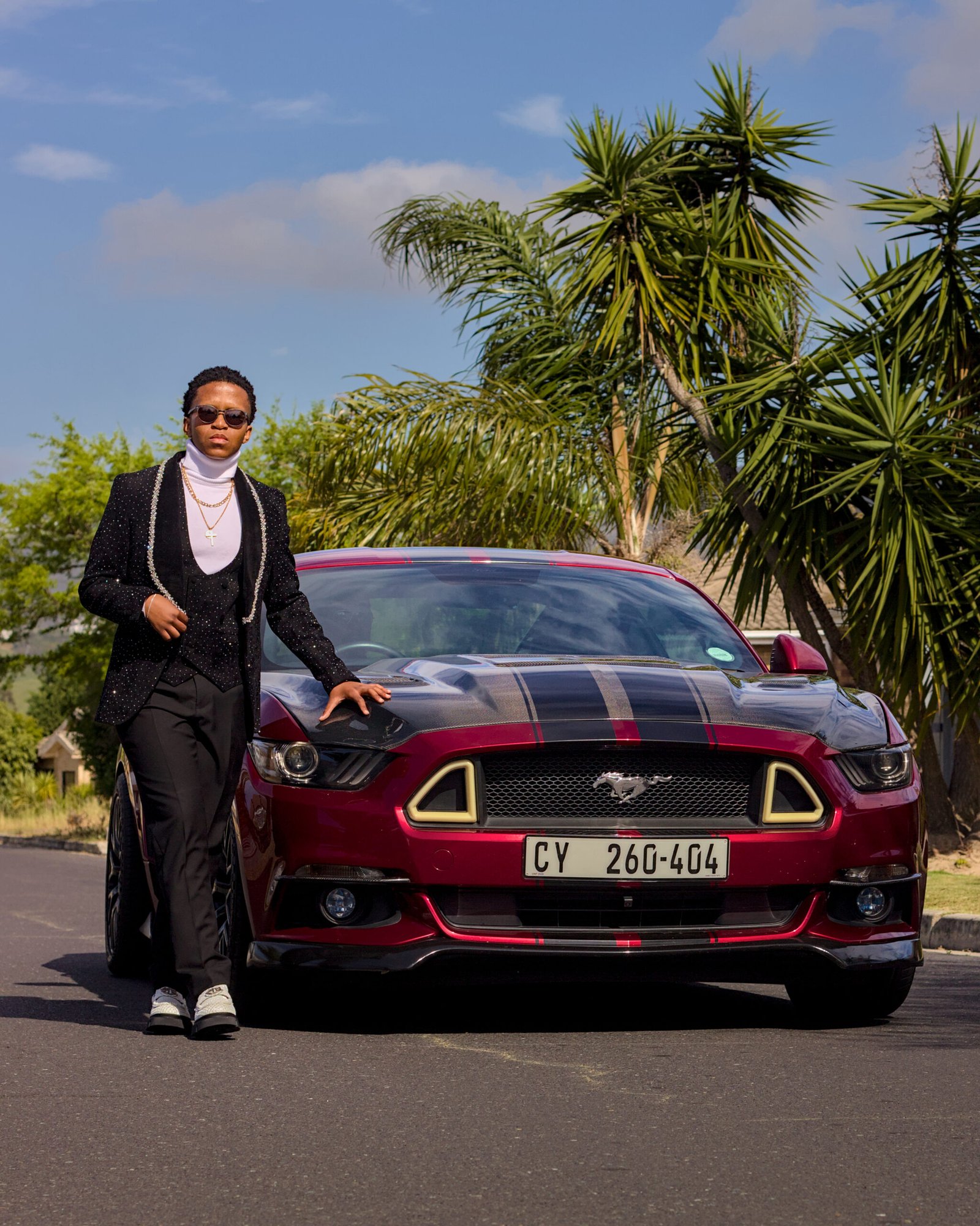 Katlego Prom - Infront of Car 1